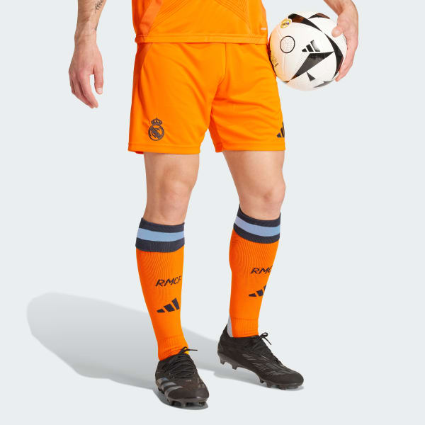Orange Real Madrid 24/25 Away Shorts