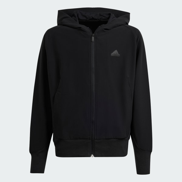 Schwarz Z.N.E. Woven Full-Zip Track Jacket Kids