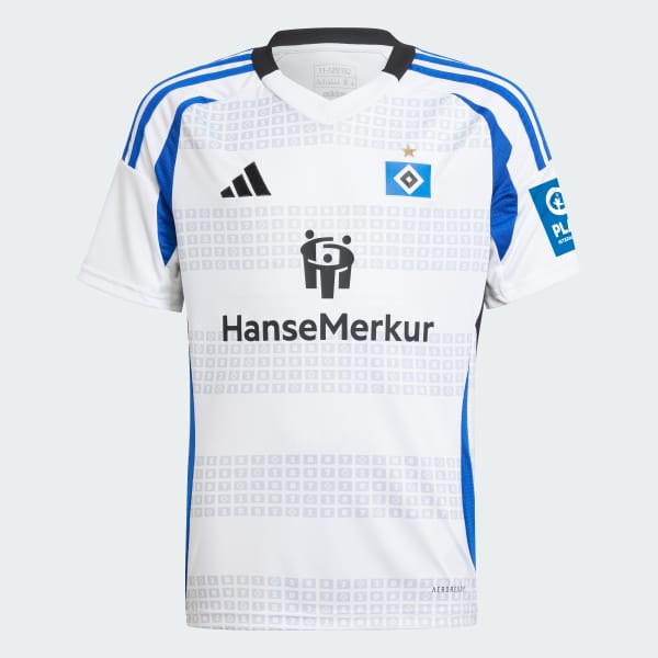 Bianco Maglia Home 24/25 Junior Hamburger SV