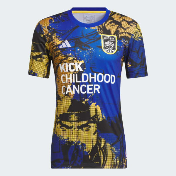 Chicago Fire adidas 2021 MLS Works Kick Childhood Cancer Pre