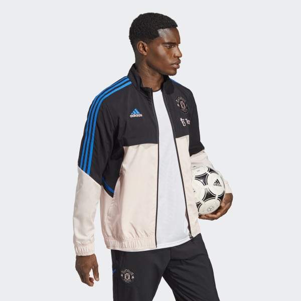Black Manchester United Condivo 22 Presentation Track Top