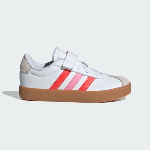 Blanco Zapatillas VL Court 3.0 Skateboarding Niños