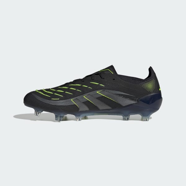 adidas Predator Elite Firm Ground Cleats - Black | Free