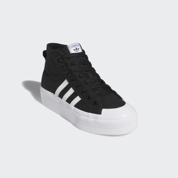 Nero Scarpe Nizza Platform Mid