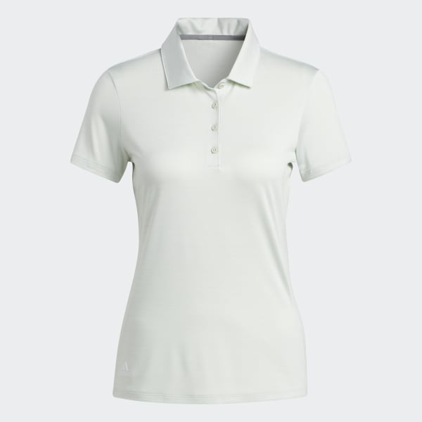 Zielony Space-Dyed Short Sleeve Polo Shirt ZR011