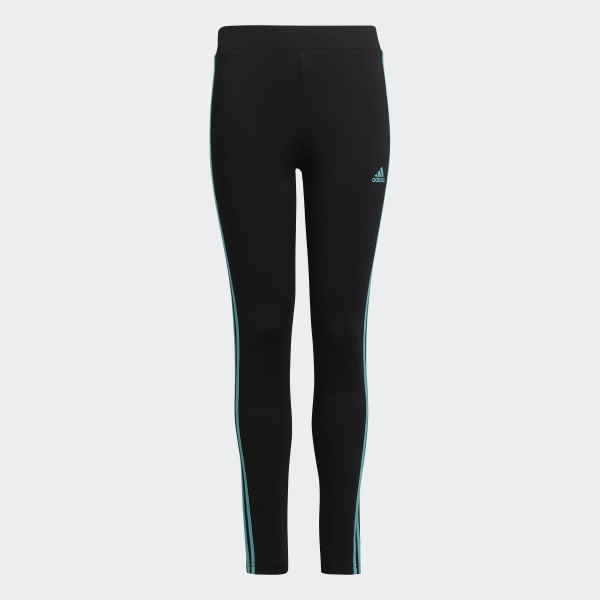 Czerń Designed 2 Move 3-Stripes Tights