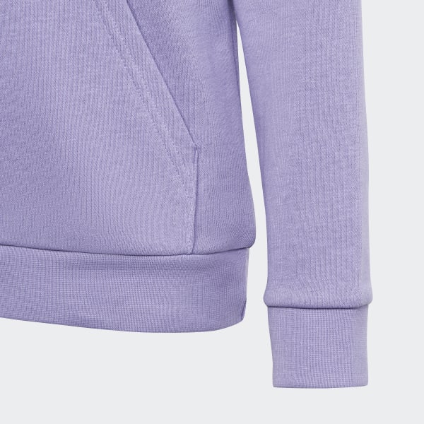 Fioletowy Trefoil Hoodie