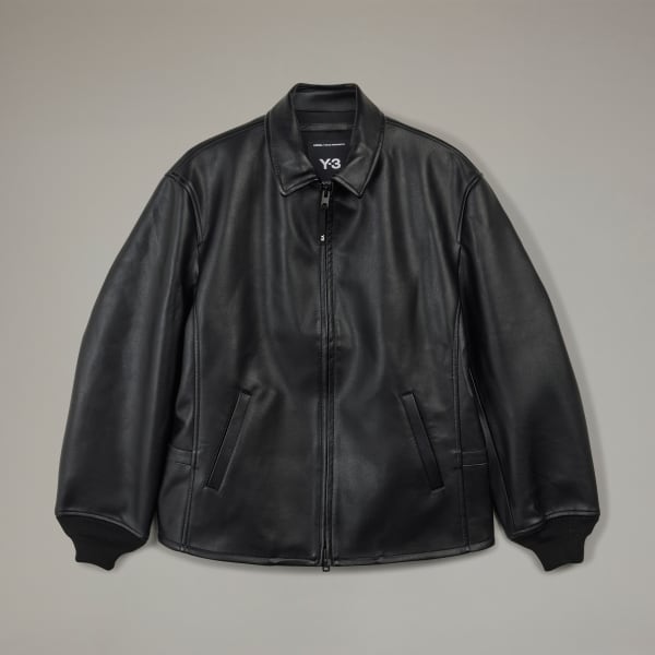 Y 3 Pleather Bomber Jacket
