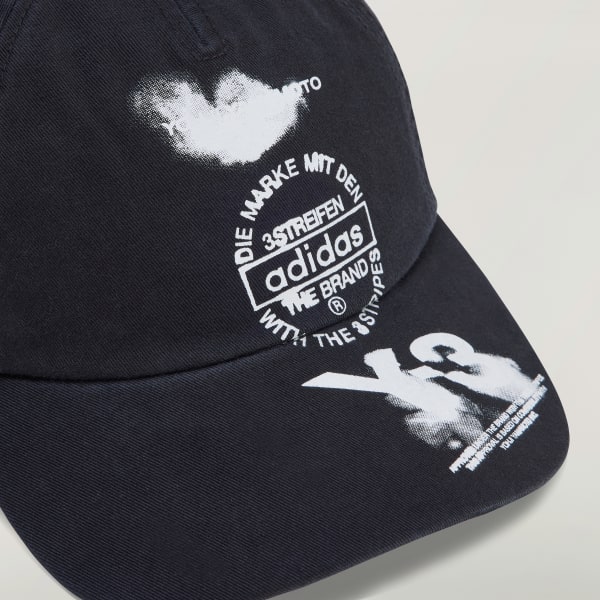 Noir Casquette Y-3 à 5 panneaux