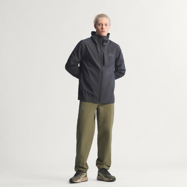 Schwarz Terrex Multi 2.5 Layer CLIMAPROOF Regenjacke