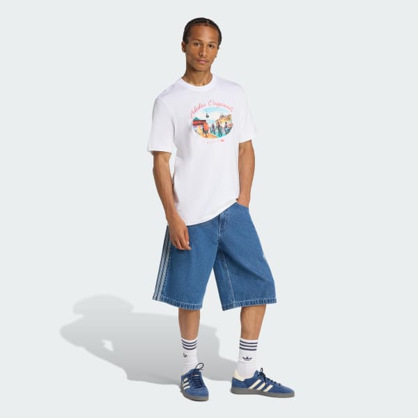 Vit BERLINPAINT T-SHIRT