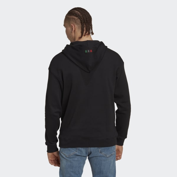 Czerń Ajax Amsterdam x Daily Paper Graphic Hoodie HI521