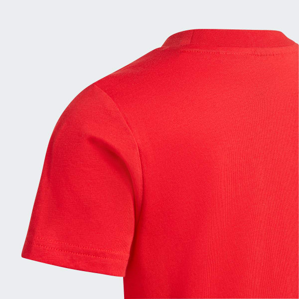 Red Essentials Logo Tee