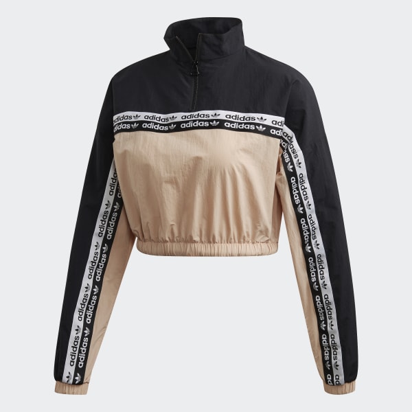 adidas Cropped Sweatshirt - Beige 