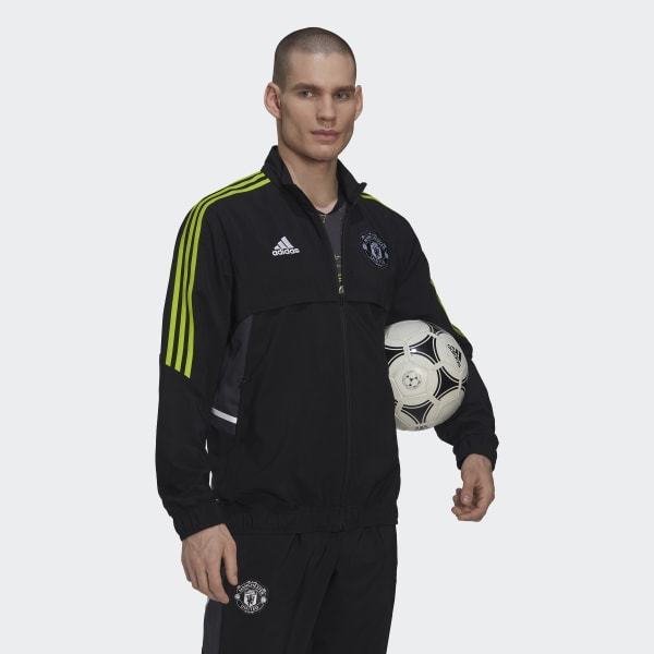 Schwarz Manchester United Condivo 22 Präsentationsjacke HF541