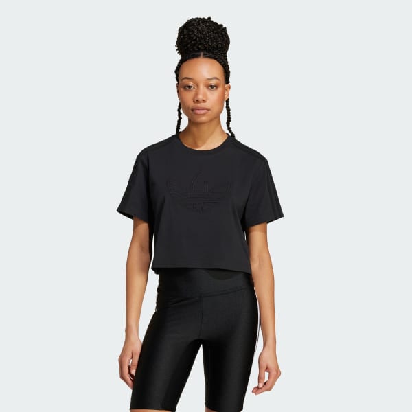 Adidas crop top shirt shop