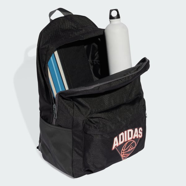 Black Hoops Backpack