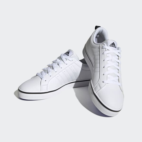 Weiss VS Pace 2.0 3-Stripes Branding Synthetic Nubuck Schuh