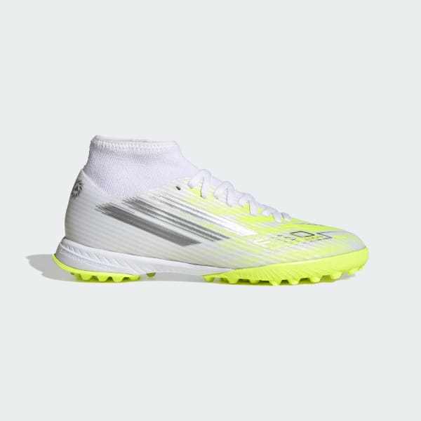 Branco Chuteira Society Cano Alto F50 SPARKFUSION CLUB Feminina