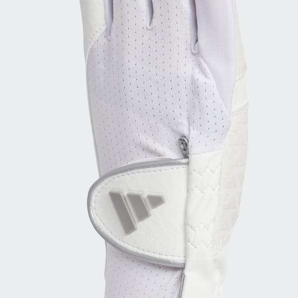 ホワイト 【ゴルフ】ウィメンズ クール ハイグリップ 25 ペアグローブ