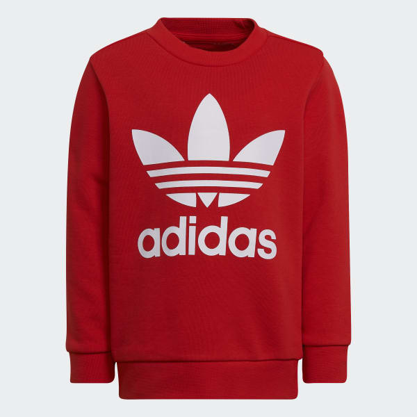 Rojo Sudadera Adicolor