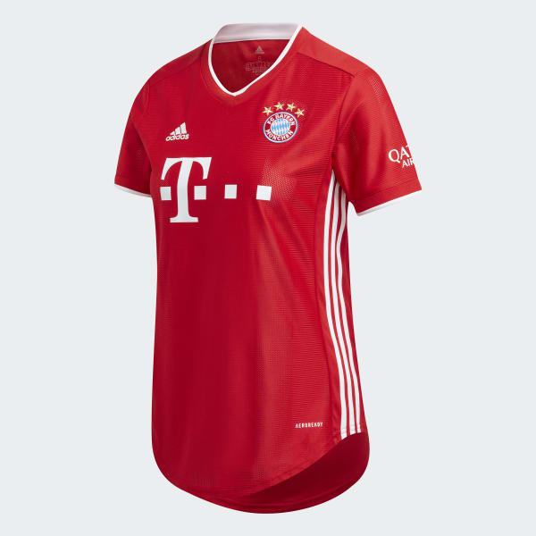 Camiseta de la primera equipación del FC Bayern de Munich roja mujer |