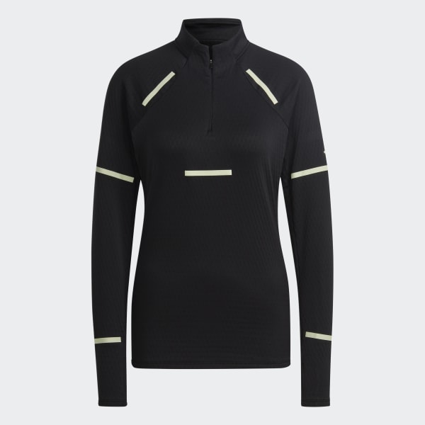 Svart Reflect At Night X-City Long Sleeve Running Top