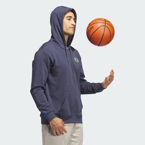 Azul Moletinho com Capuz Worldwide Hoops
