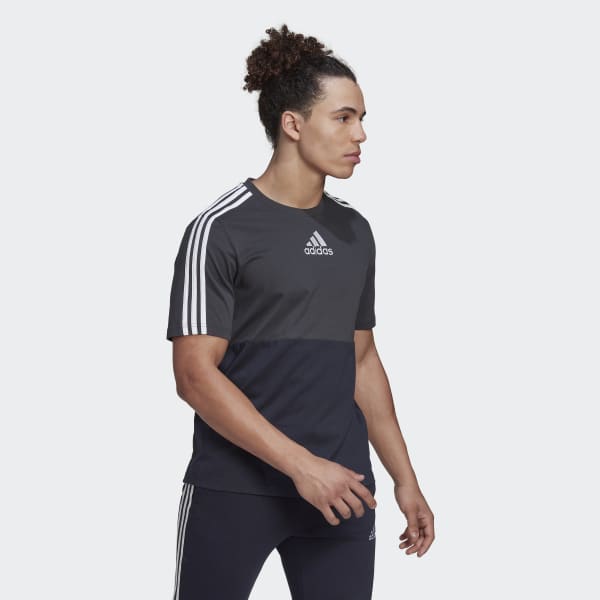 Adidas colour block t shirt clearance