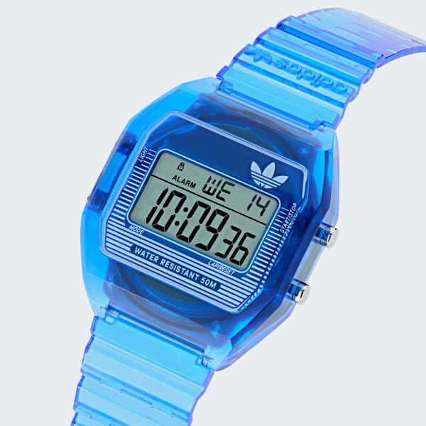 ブルー デジタル ツー クリスタル R ウォッチ