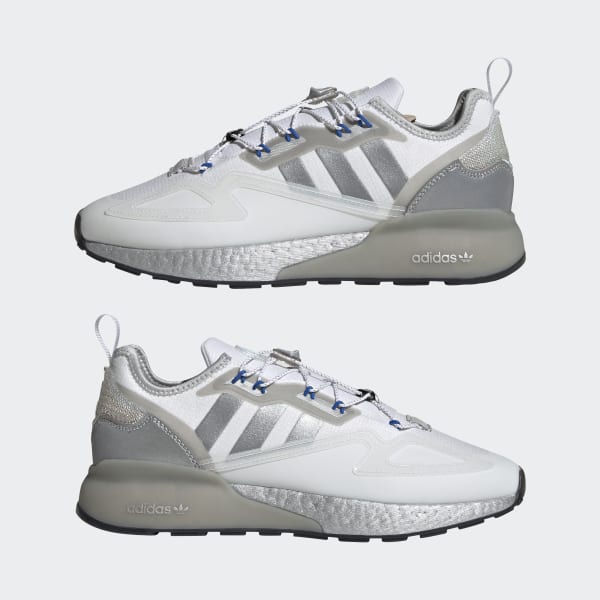 White ZX 2K Boost Shoes LKV31