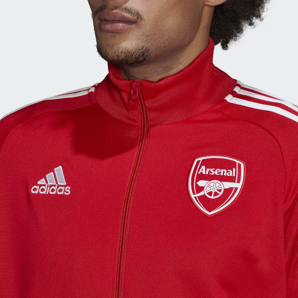 rood Arsenal DNA 3-Stripes Sportjack BU274