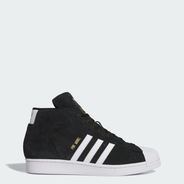 adidas プロモデル　ハイカットスニーカー 黒/青 precious-place_5910