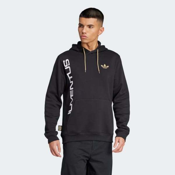 Schwarz Juventus Turin Graphic Hoodie