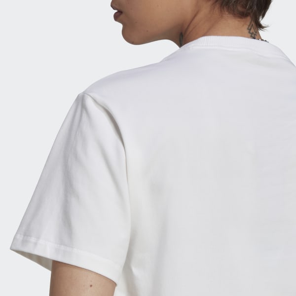 Branco T-shirt Trefoil WR550