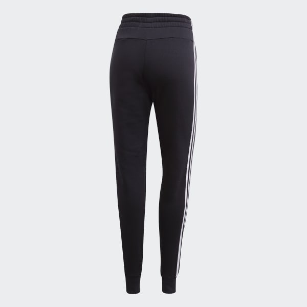 Preto Calças Essentials 3-Stripes