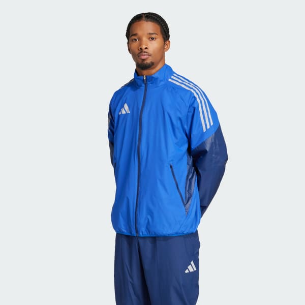 adidas ブルーダブルブレストジャケット アディダス（adidas）（メンズ）ワーディング パック ルーズ