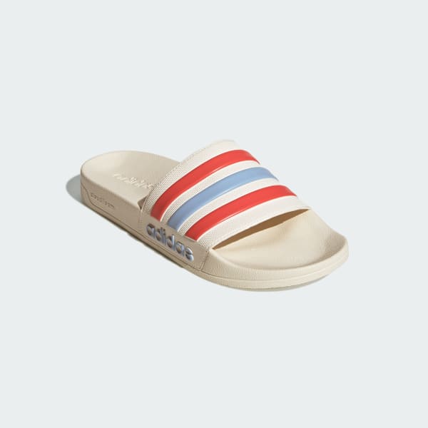 Bialy Adilette Shower Slides