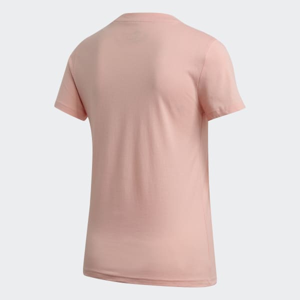 สีชมพู เสื้อยืด Essentials Linear