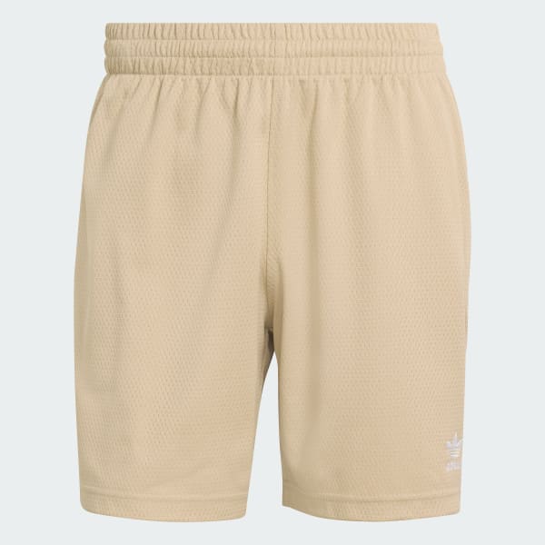 Bezowy SZORTY TREFOIL ESSENTIALS MESH