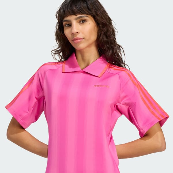 adidas Football Inspired Graphic Dress - Pink | adidas