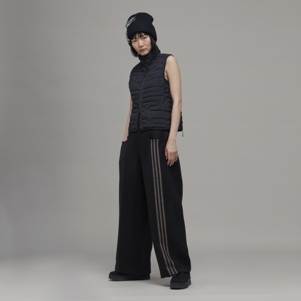 Negro Pantalón Engineered Wide Leg 3 Rayas