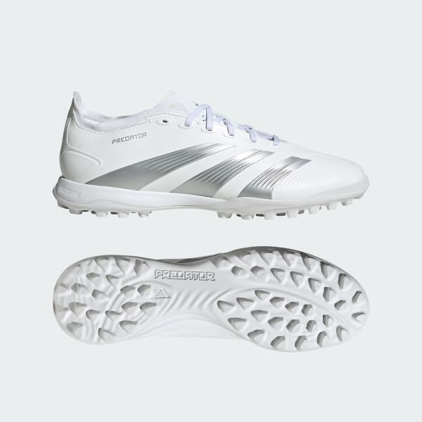 Blanco Calzado de Fútbol Predator 24 League Low Pasto Sintético