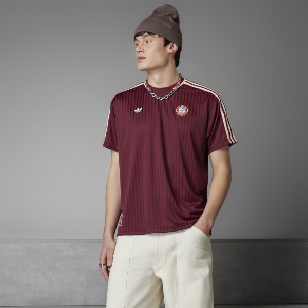 アディダス FCバイエルン テラスアイコン ジャージー - バーガンディ