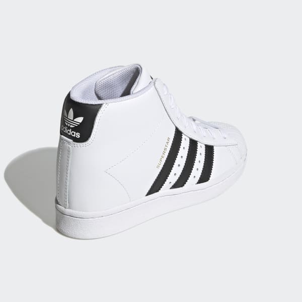 adidas superstar up black and white