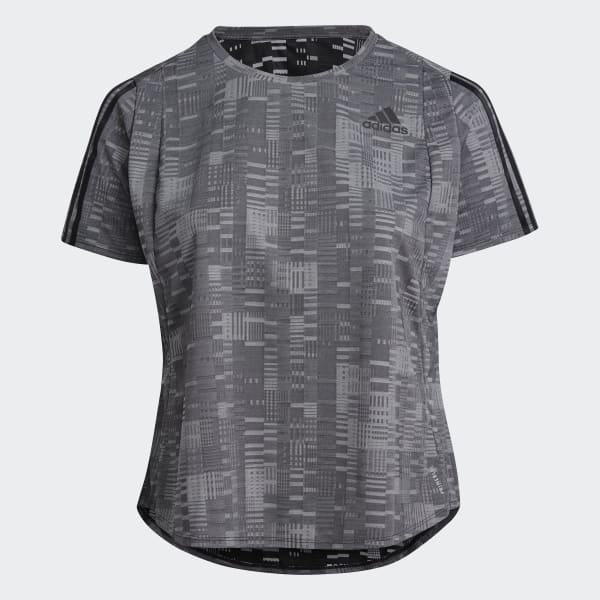 Zwart Own The Run Primeblue Running T-shirt (Grote Maat) 25147