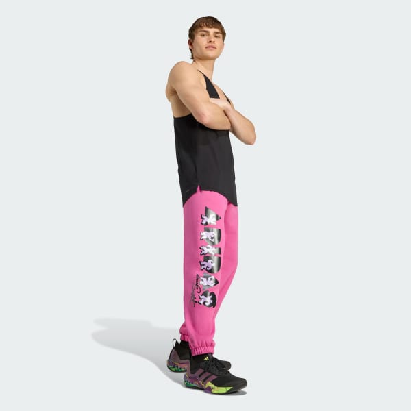 สีชมพู กางเกงขายาว adidas x Jeremy Scott