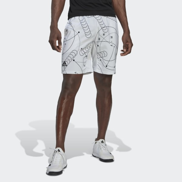 Hvid Club Graphic Tennis shorts WB466