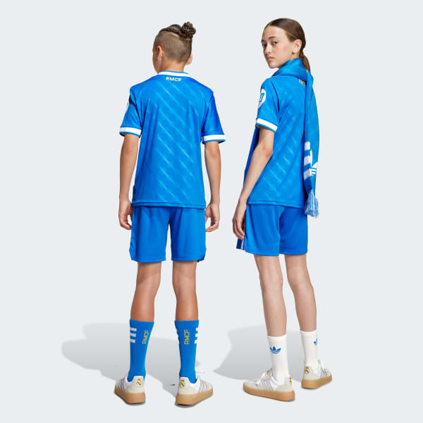 Blau Real Madrid 25/26 Junior-Ausweichausrüstung Kinder