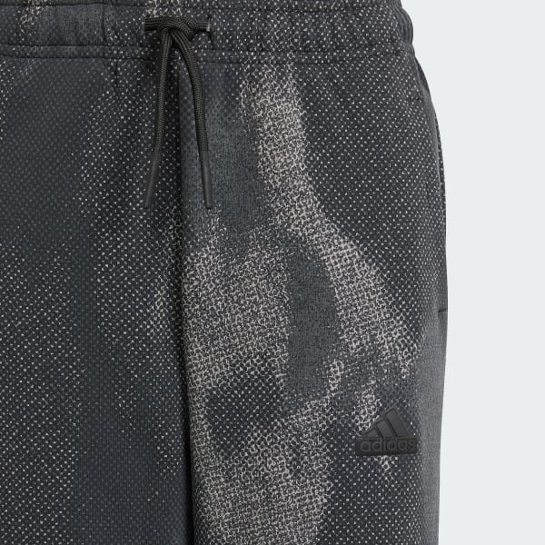 Negro Pantalón Future Icons Allover Print Largo Hasta El Tobillo para Niños